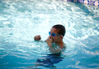 Ben in the Pool, Christmas on Marco Island photo