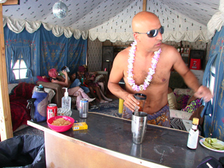 Ali Opens the Bar, Burning Man photo