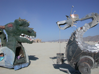 Dragon versus Dragon, Burning Man photo