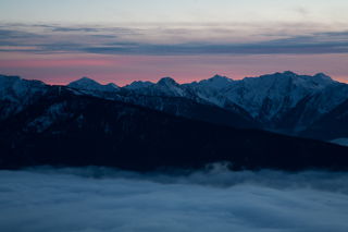 Olympic Mountains at Sunset, Olympic National Park photo