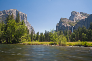 El Capitan and Bridalveil Fall, Yosemite photo