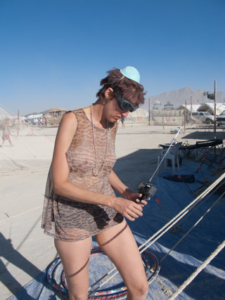 Beth, Burning Man photo