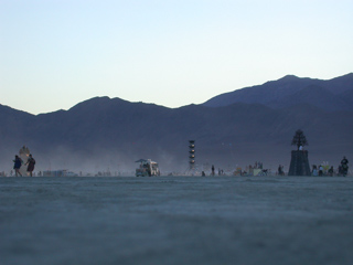 Playa at Sunset, Burning Man photo
