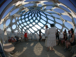 Warped Onion Dome, Burning Man photo