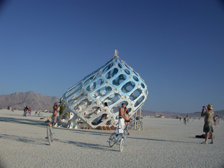Warped Onion Dome, Burning Man photo