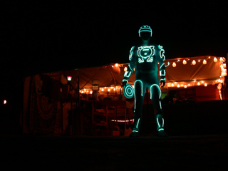 Ali's Tron Suit, Burning Man photo