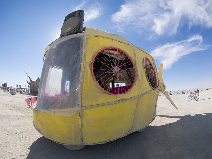 Fish Car, Burning Man photo