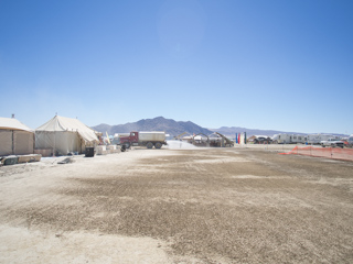 Watering the Tennis Court, Burning Man photo