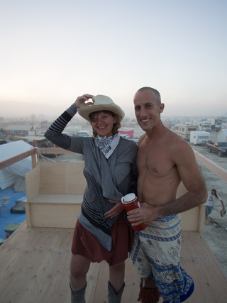 Jordan and Marc, Burning Man photo
