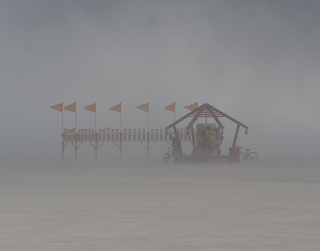 Dust Storm, Burning Man photo