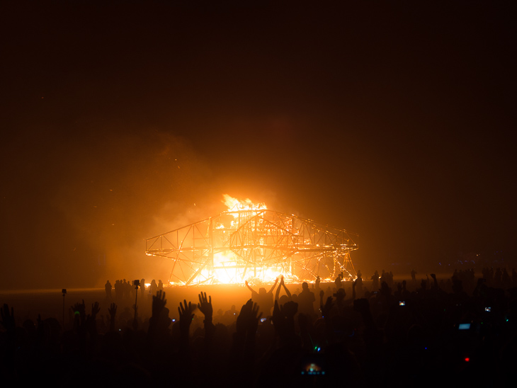 The Man is Toast, Burning Man photo