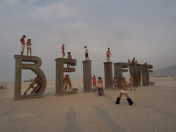 BELIEVE, Burning Man photo