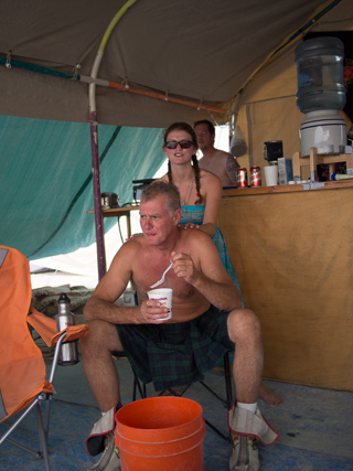 Free Stone and Sasha, Burning Man photo