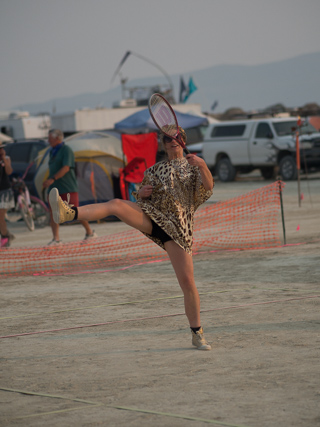 Ganesh Tennis Court, Burning Man photo