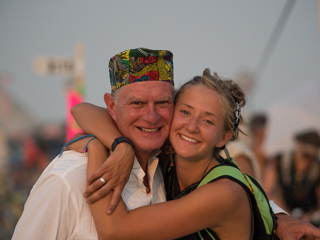 Free Stone and Leah, Burning Man photo