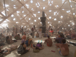 The Temple of Whollyness, Burning Man photo