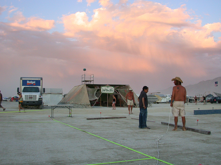 Building the Court of Ganesh, Ganesh Camp photo