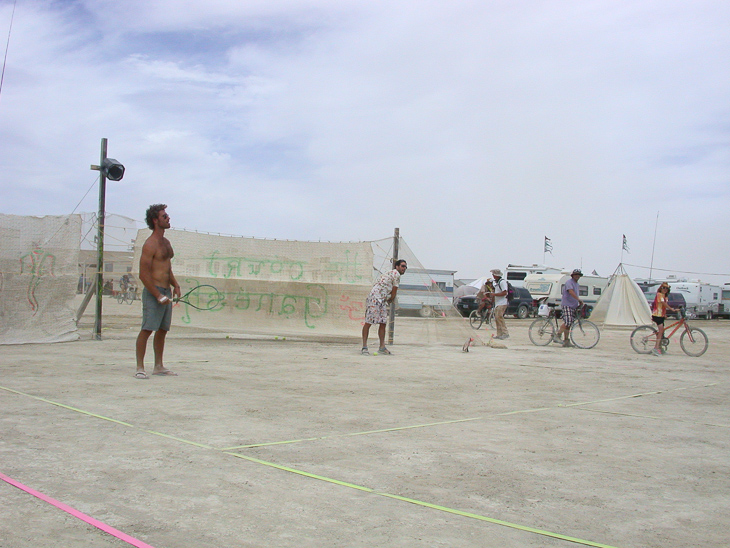 Tennis Match, Ganesh Camp photo