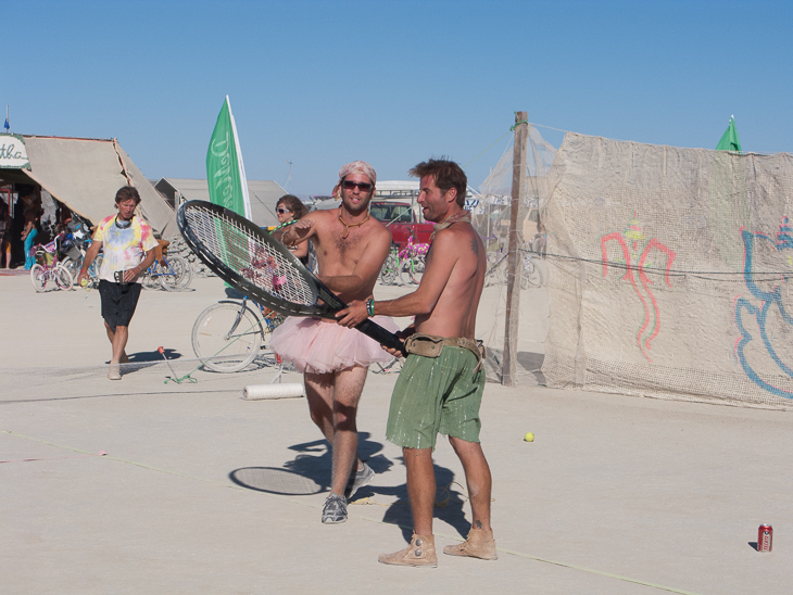 The Giant Tennis Racquet, Ganesh Camp photo