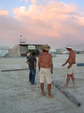 Building the Court of Ganesh, Ganesh Camp photo