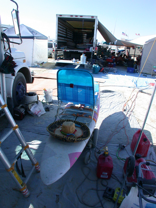 Wilbur's Playa Surfboard, Ganesh Camp photo