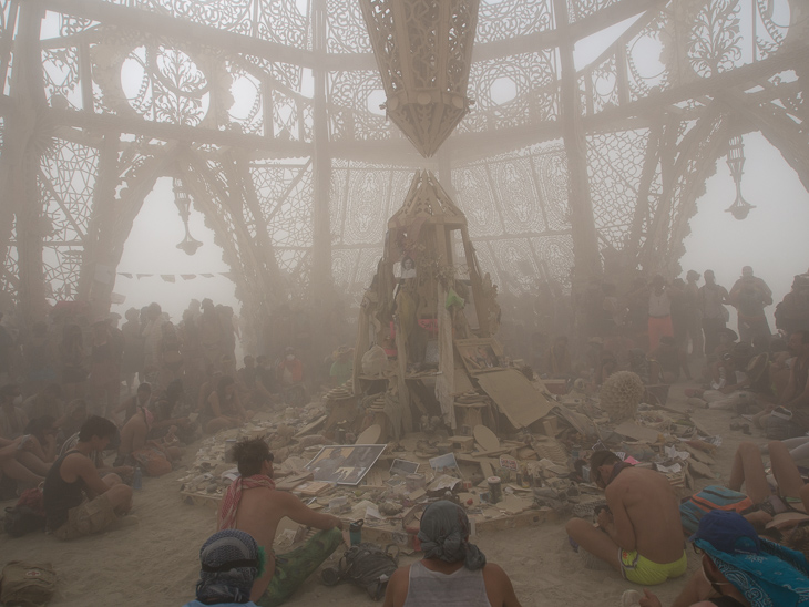 Temple of Grace, Burning Man photo