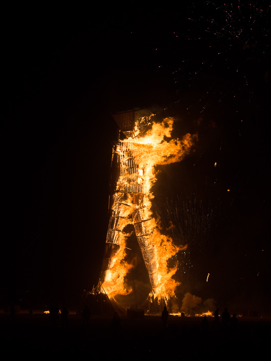 The Man Burns, Burning Man photo