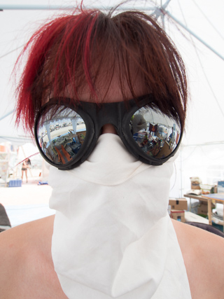 Leslie, Burning Man photo