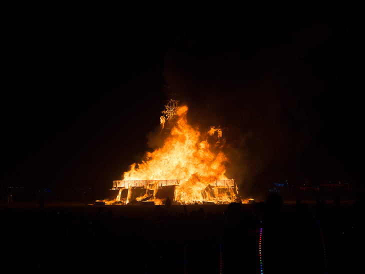 The Man Burns, Burning Man photo