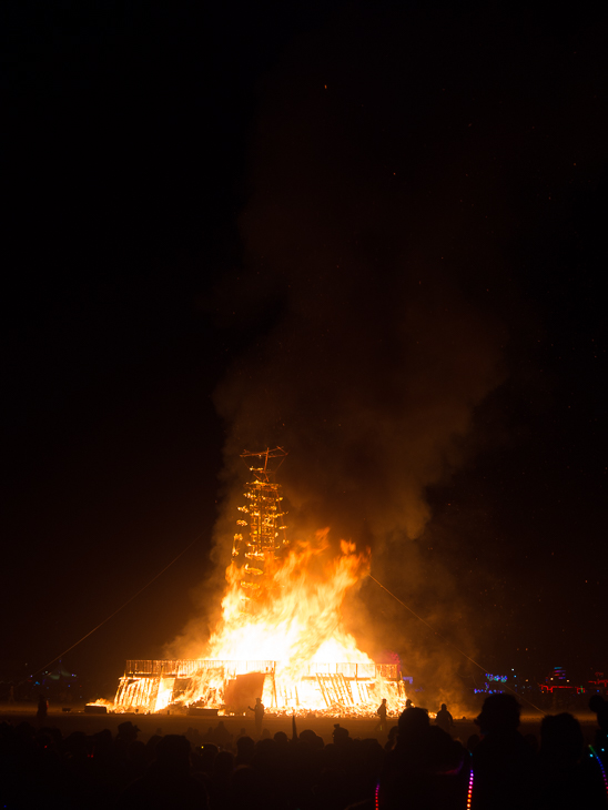 The Man Burns, Burning Man photo