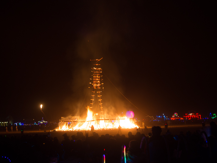 The Man Burns, Burning Man photo