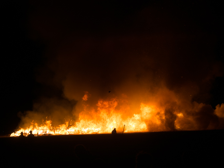 The Temple Falls, Burning Man photo