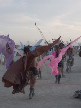 Wedding Procession, Burning Man photo