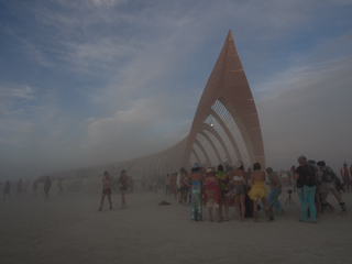 Temple of Promise, Burning Man photo