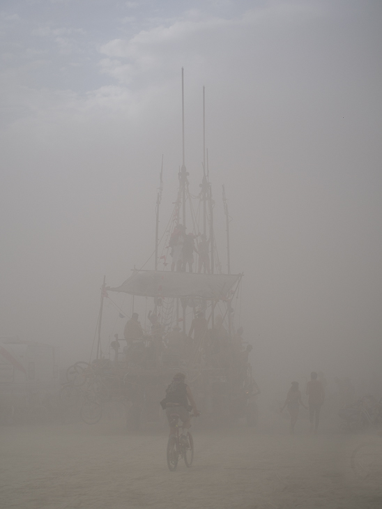 Dust Storm - 2014, Burning Man photo