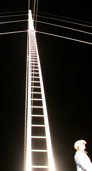 Ten Story Ladder to Nowhere - 2005, Burning Man photo
