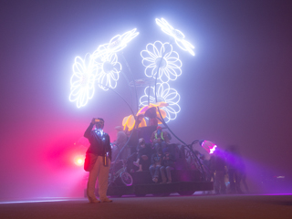 Flower Power Art Car - 2012, Burning Man photo