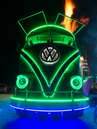 Walter the Bus - 2014, Burning Man photo