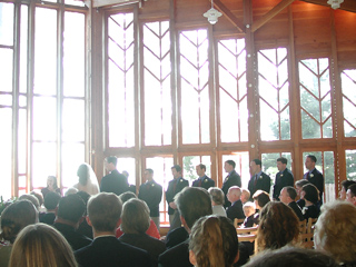 Kari, Tom and the groomsmen, Kari and Tom's Wedding photo