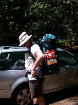 Hitting the Trail with Cheez-Its, Butano Backpacking photo