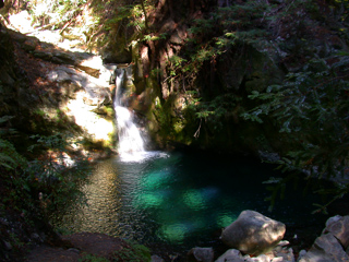 Waterfall and Pool, Pico Blanco photo
