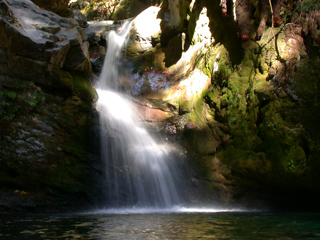Waterfall near Pico Blanco Camp, Pico Blanco photo