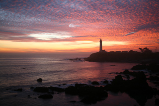 Sunset at Pigeon Point lighthouse, Pigeon Point Lighthouse photo