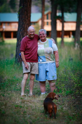 Mom and Dad, Montana photo