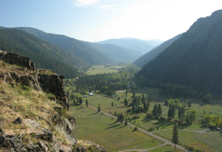 Looking South Down the Valley, Montana photo