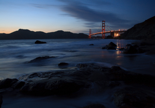 Marshall's Beach, Golden Gate Bridge photo