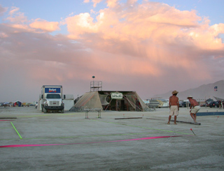 Desert Sunset, Burning Man photo