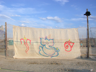 Ganesh Nets, Burning Man photo