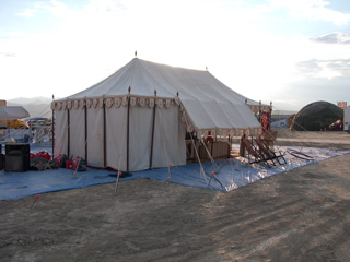 Indian Desert Tent, Burning Man photo