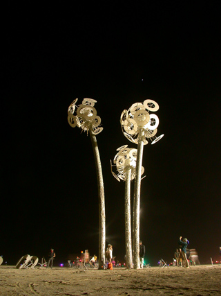 Giant Space Dandelions, Burning Man photo